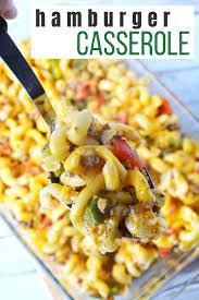 Hamburger Mac And Cheese Casserole Recipe Mac And Cheese Casserole Comfort Food Recipes Casseroles Mac And Cheese
