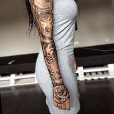 66k Likes 1 607 Comments Tattoos Tattooinkspiration On Instagram For More Inksp Girls With Sleeve Tattoos Animal Sleeve Tattoo Sleeve Tattoos For Women