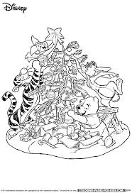 Winnie The Pooh Christmas Decorating Coloring Page For Kids Christmas Coloring Pages Winnie The Pooh Christmas Christmas Pictures To Color