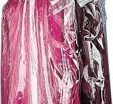 Adjustable 0.07 Mil Clear Plastic Garment Dry Cleaning Bags on Rolls 21" X 4" X 38" Lightweight Design Help Keep a Suit Free from Dust