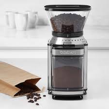 The elegant brushed stainless steel cuisinart programmable conical burr mill produces perfect results every time for all your coffee needs with 18 settings, from extra. Cuisinart Supreme Grind Automatic Burr Coffee Grinder Williams Sonoma