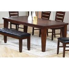 Red Barrel Studio Wlosokova Extendable Dining Table Color Dark Wood Dining Table Dark Brown Dining Table Brown Dining Table