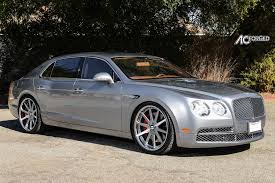 Bentley With Rims Photo 2 Bentley Flying Spur Custom Wheels Ac Acr 413 22x9 0 Et Tire Bentley Flying Spur Bentley Gt Bentley