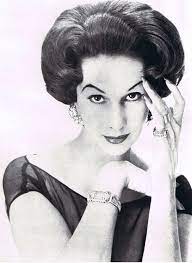 Barbara Goalen 1956 Vintage Hairstyles Womens Hairstyles Bouffant