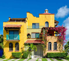 Playa Del Carmen Houses Playadelcarmen Org Mexican Style Homes Caribbean Homes Beach House Design