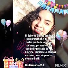 Feliz y bendecido cumpleaños...