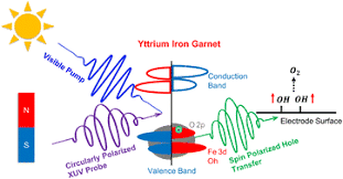 Spin polarized electron dynamics enhance water splitting efficiency by  yttrium iron garnet photoanodes: a new platform for spin selective  photocatalysis