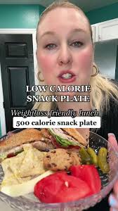 Weight Loss Friendly Lunch Ideas: 500 Calorie Snack Plate
