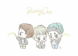 Exo sc sehun chanyeol what a life anime kpop sticker. Cbx Blooming Days ê·€ì—½ë‹¤