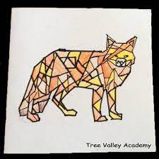 A good stock person can move the herd by working the group point of balance. Geometric Animal Art Tree Valley Academy