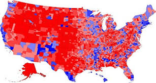 Amazon Com Home Comforts Laminated Map County Results