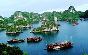 Porto della baia di halong. Hd Wallpaper Baia Di Halong Ha Long Bay Vietnam 98643 Wallpaper Flare