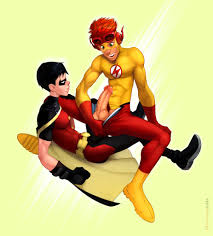 Rule34 - If it exists, there is porn of it  yoshka, dick grayson, kid  flash, robin (dc), wally west  2458621