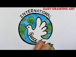 Peace Poster Drawing How To Draw International Peace Day Image Youtube Hello everyone today i will do time lapse painting on topic peace world drawing and painting with watercolor painting. peace poster drawing how to draw