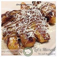 Inginkan pisang goreng cheese yang rangup dan padu? Goreng Pisang Cheese Nutella Recipe By Hotmama131 Letsmasak Com Resep Resep Makanan Resep Nutella Makanan
