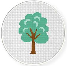 There are free cross stitch designs to suit cross stitchers of all levels. Forest Tree Cross Stitch Pattern Daily Cross Stitch