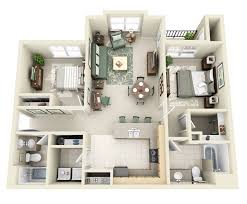 50 Two 2 Bedroom Apartment House Plans Apartment Layout Apartment Floor Plans Two Bedroom House