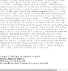 Aibreann Research Proposal Example Research Proposal Proposal Example Research Proposal Example