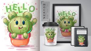 Pin the clipart you like. Hello Bear Cactus Design 700446 Download Free Vectors Clipart Graphics Vector Art
