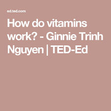 Bj Miller Ted Talk Summary How Do Vitamins Work Ginnie Trinh Nguyen Ted Ed Vitamins Ted Talks Health Tips