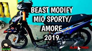 Yamaha Mio Sporty Beast Modified Thai Concept Youtube