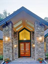 These features reflect the arts & crafts movement that inspired homes with simple and honest detailing. Stunning Stone Home Designs The House Designers