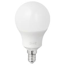 A 3 watt led light is not the same as a 45 watt bulb. Tradfri Led Bulb E14 470 Lumen Wireless Dimmable Colour And White Spectrum Globe Opal White Ikea