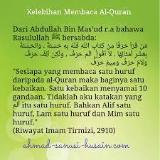 Dapat menaikkan derajat serta wibawa yang baik. Ilmu Amal Kelebihan Membaca Al Quran