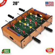 Advertisement Ebay 20 Portable Tabletop Foosball Table Table Football Soccer Game Set 4 Rows Gift In 2020 Table Football Foosball Soccer Table