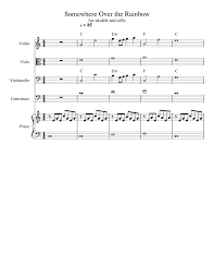 The living room is your home's centre. Somewhere Over The Rainbow For Ukulele And Cello Sheet Music For Piano Violin Cello Viola More Instruments String Orchestra Musescore Com