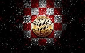 The first logo of fc bayern münchen. Download Wallpapers Bayern Munich Fc Glitter Logo Bundesliga Red White Checkered Background Soccer Bayern Munchen German Football Club Bayern Munich Logo Mosaic Art Football Germany Fc Bayern For Desktop Free Pictures For