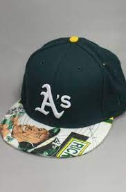 Oakland A S Rickey Henderson Caricature Snapback Hat Green Logo By 123strapbacks Green Logo Rickey Henderson Oakland Athletics