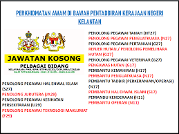 Permohonan jawatan kosong kerajaan jabatan imigresen malaysia berikut merupakan… kelantan (2). Jawatan Kosong Perkhidmatan Awam Di Bawah Pentadbiran Kerajaan Negeri Kelantan Minima Pmr Pt3 Layak Memohon Infomalaysiakini