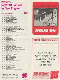 Wrko Boston Ma 1969 07 24 In 2019 Music Charts Music