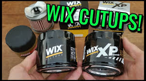 Wix Oil Filters Cut Open Xp Vs Regular Vs Fram Ultraguard