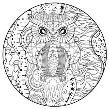 Bunt motiv handyhülle lederhülle kompatibel mit samsung galaxy a20 / a30. Mandala Mit Eule Vektor Abbildung Illustration Von Graphik 94146491