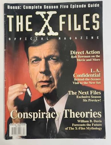 The X-Files Official Magazine - William B Davis - Cigarette Smoking Ma – The  X-Files Preservation Collection