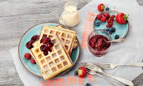 Buttermilchwaffeln Rezept Buttermilchwaffeln Lebensmittel Essen Rezepte