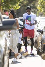 Toronto raptor demar derozan with fiance kiara morrison and daughter diar, 2 years old poses for pictures with students in ten grade 5 classes in ten. Demar Derozen Spotted Out With Fiance And Daughter Terez Owens 1 Sports Gossip Blog In The World
