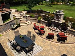 Patio driveway sidewalk grill enclosure natural stone fire pit general consultation. Hardscape Design Brick Pavers Crimson Valley Landscaping