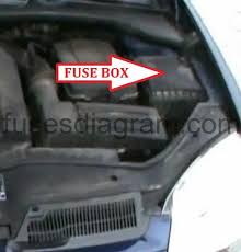 Wifey spilled water on passenger seat, airbag light came on. Fuse Box Volkswagen Golf Mk5