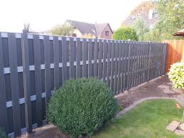 1 X 4 5 Ft Patio Black Fence 1 2 In X 4ft X 8ft Composite Soffit Fence Garten Wpc Zaun Garten Ideen