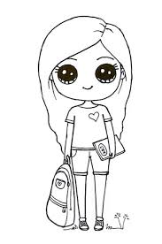 Tekeningen voor afdrukken voor kids. Pin By Ummus On Kleidung Kawaii Girl Drawings Cute In 2021 Kawaii Girl Drawings Cute Kawaii Drawings Cute Little Drawings