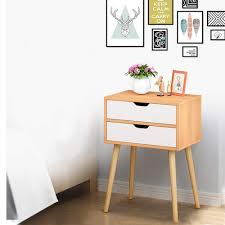 The rack combines two parts, an open shelf and a closed cabinet, there is a low. China Factory For Kids Bedroom Furniture Beyonds Bedside Table With 2 Drawers Wooden End Table Bedside Cabinet Home Storage Unit Nightstand Lamp Desk For Bedroom White Joysource Manufacturer And Supplier Joysource