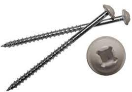 Discounted shipping in most southeastern states! 3 Inch Painted Shutter Screws Vinyl Shutter Installation Fasteners