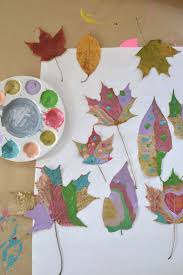 Painted Leaf Mobiles Crafts Fall Crafts April Crafts