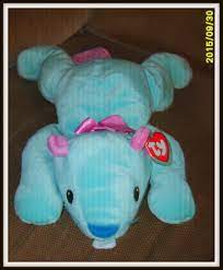Ty Pillow Pal Chewy Beaver Blue 1998 Nwmt Tag Protector Pillow Pals Baby Beanie Beanie Buddies