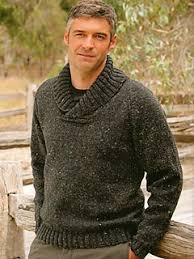 Get the free knitting pattern; Adults Shawl Collar Sweater Shawl Collar Sweater Collar Sweater Men Sweaters Pattern