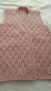 Ters Laleler Orgu Bayan Yelegi Bebek Elbise Modelleri Yelek Orgu