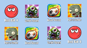 Red Ball 4 Zombie Tsunami Head Soccer Plants Vs Zombies Kids Games Free Free Games For Kids Zombie Kid Kids Games